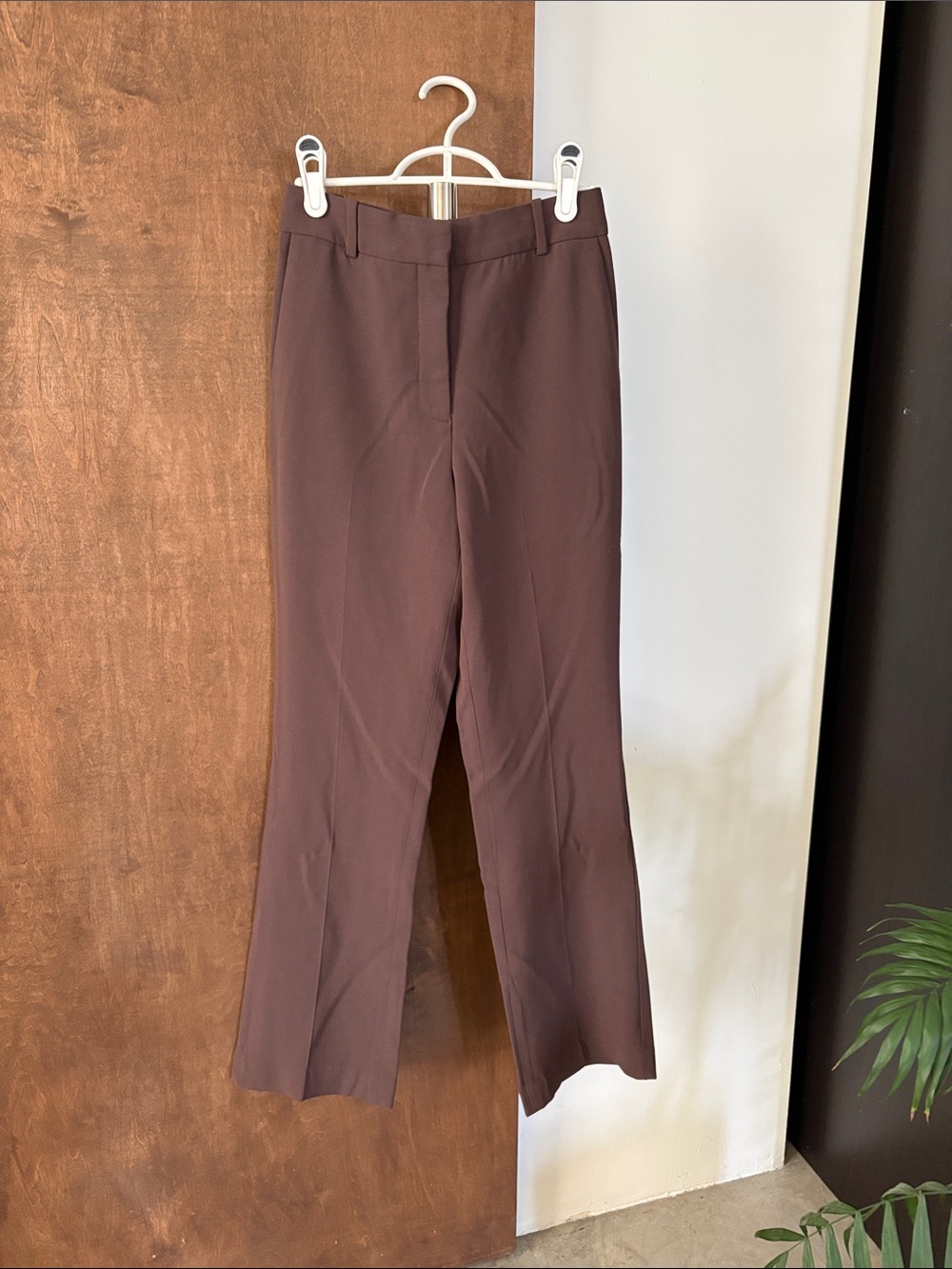 Babaton Women's Brown Tailored Dress Pants
